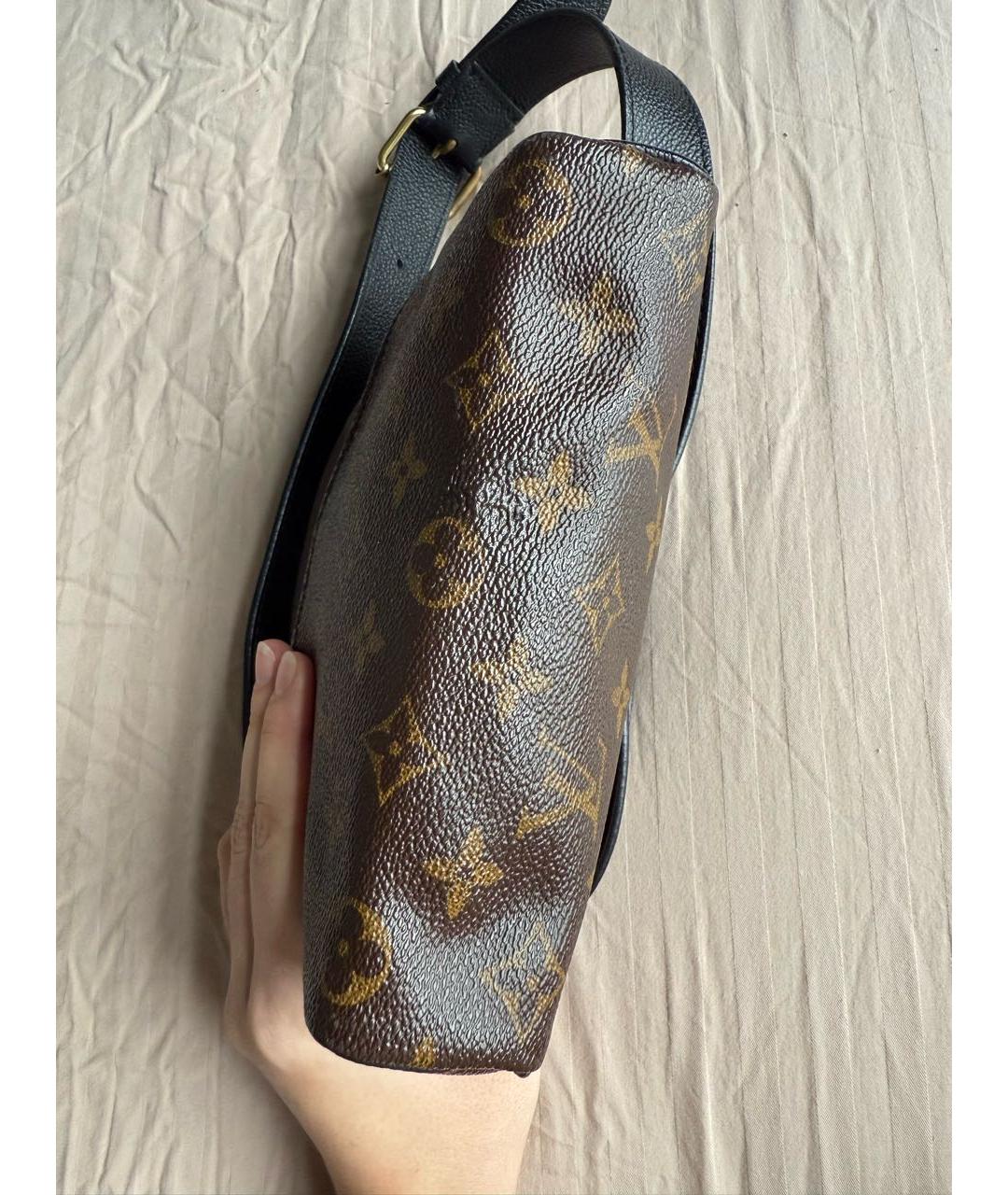 LOUIS VUITTON Коричневая поясная сумка, фото 5