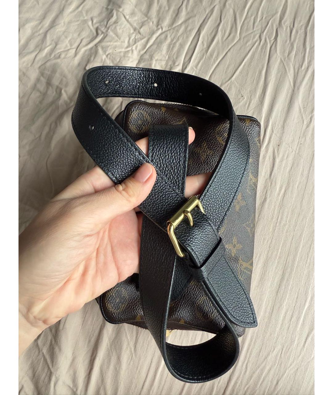 LOUIS VUITTON Коричневая поясная сумка, фото 3