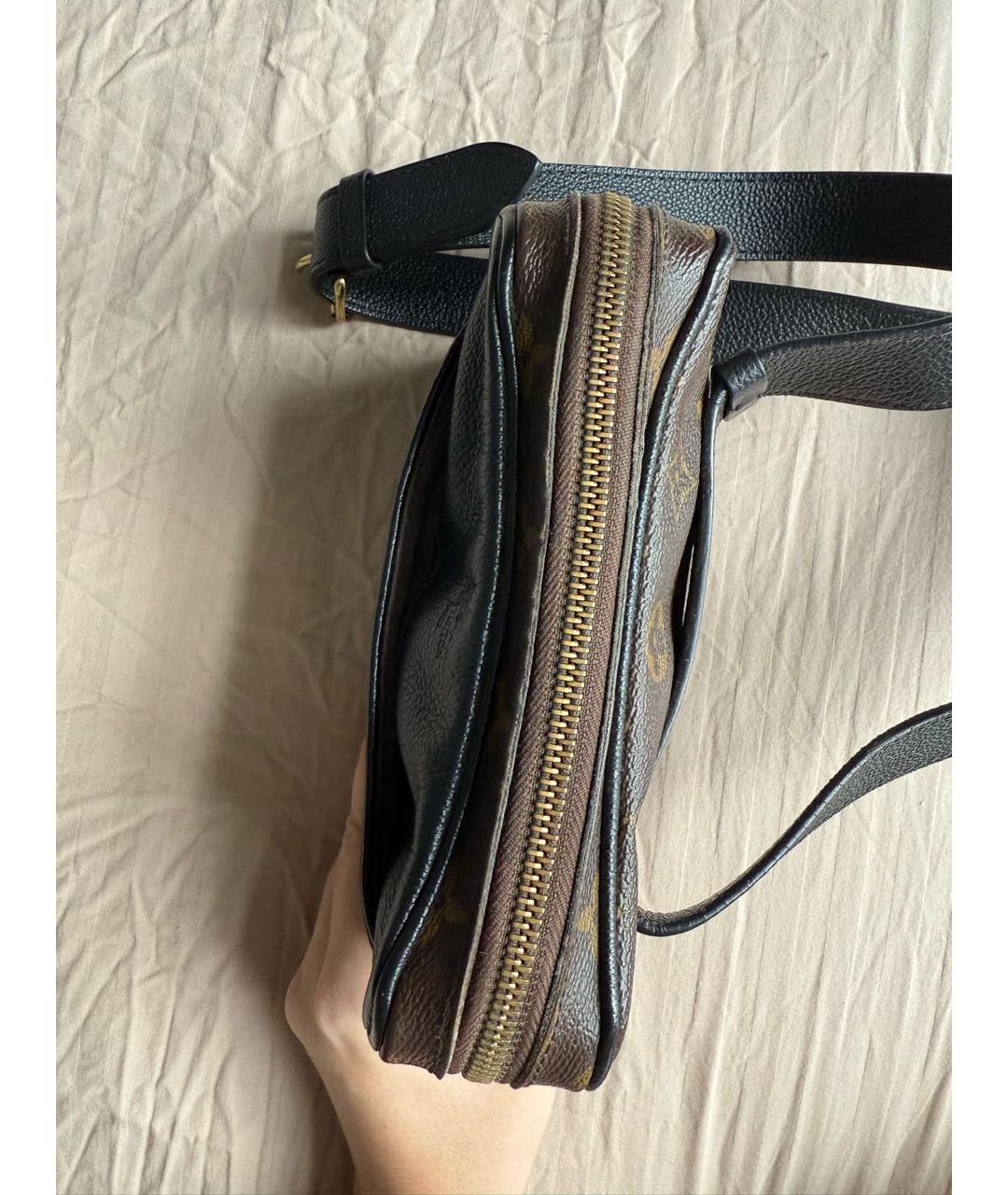 LOUIS VUITTON Коричневая поясная сумка, фото 6