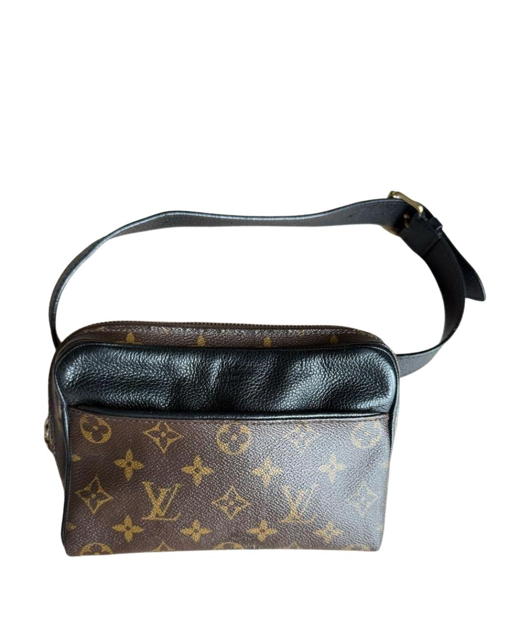 LOUIS VUITTON Коричневая поясная сумка, фото 1