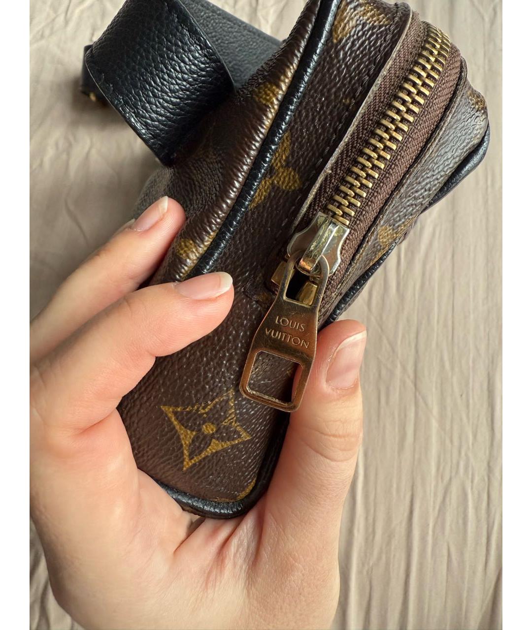 LOUIS VUITTON Коричневая поясная сумка, фото 8