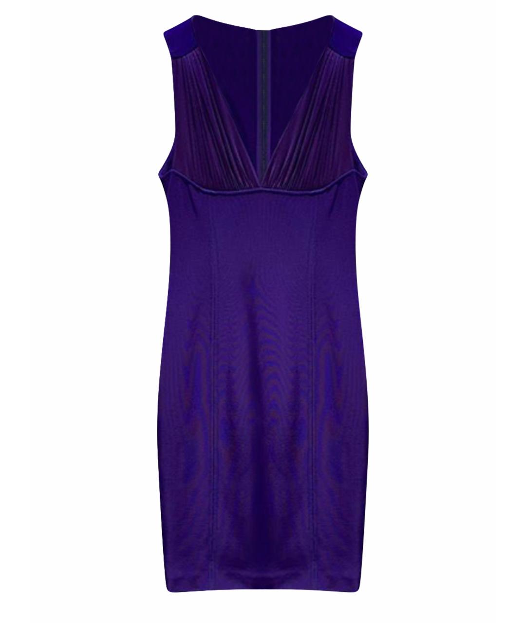 VERSACE Фиолетовое повседневное платье, фото 1