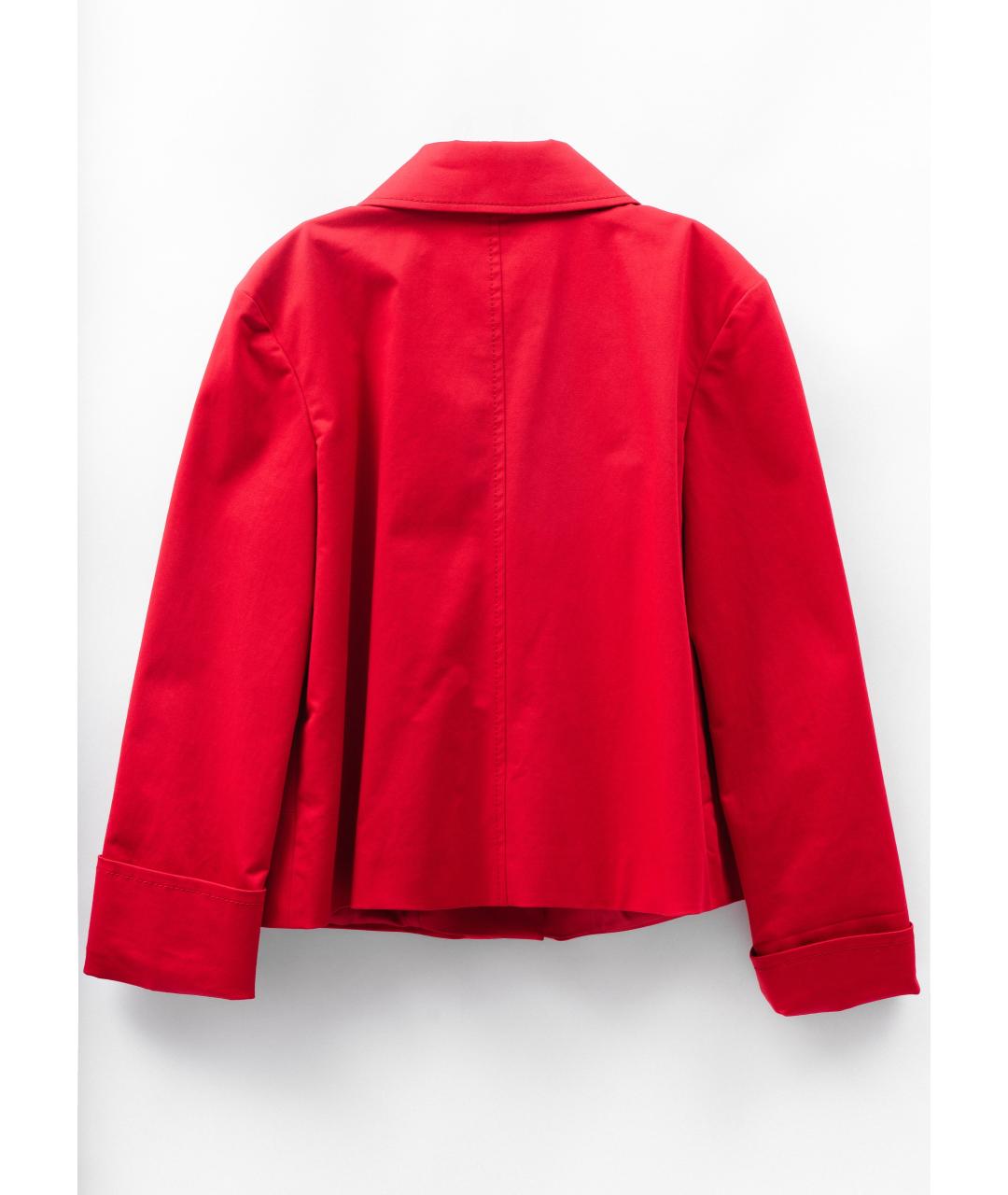 ESCADA Красный хлопко-эластановый жакет/пиджак, фото 2