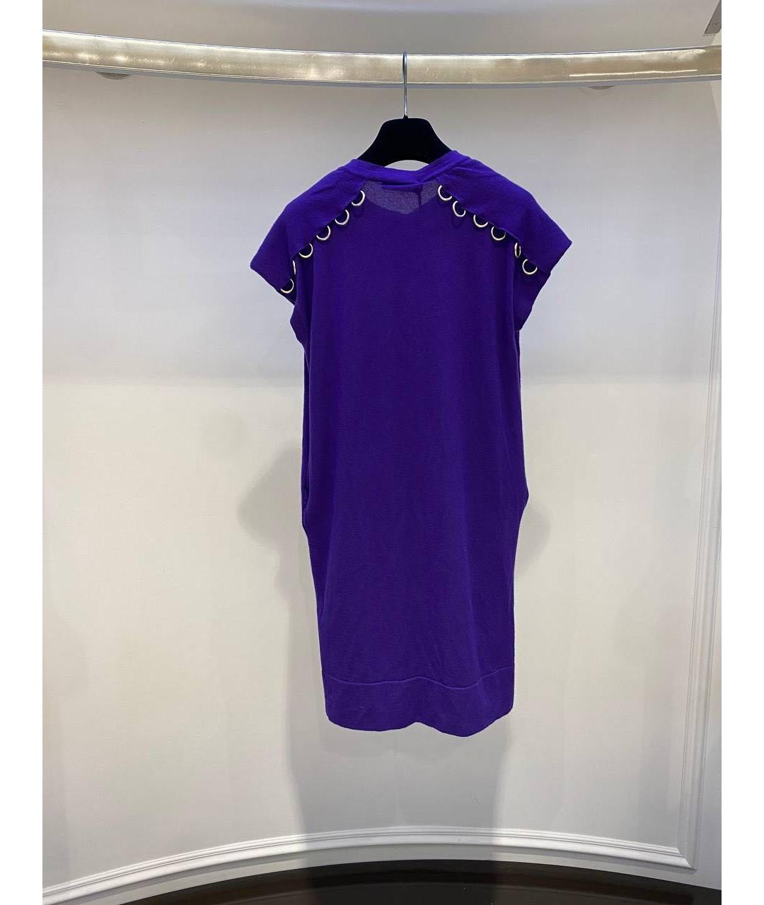 VERSACE Фиолетовый джемпер / свитер, фото 3