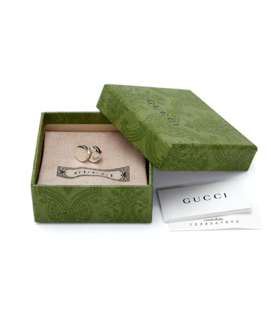 GUCCI Серебряные серебряные серьги, фото 4