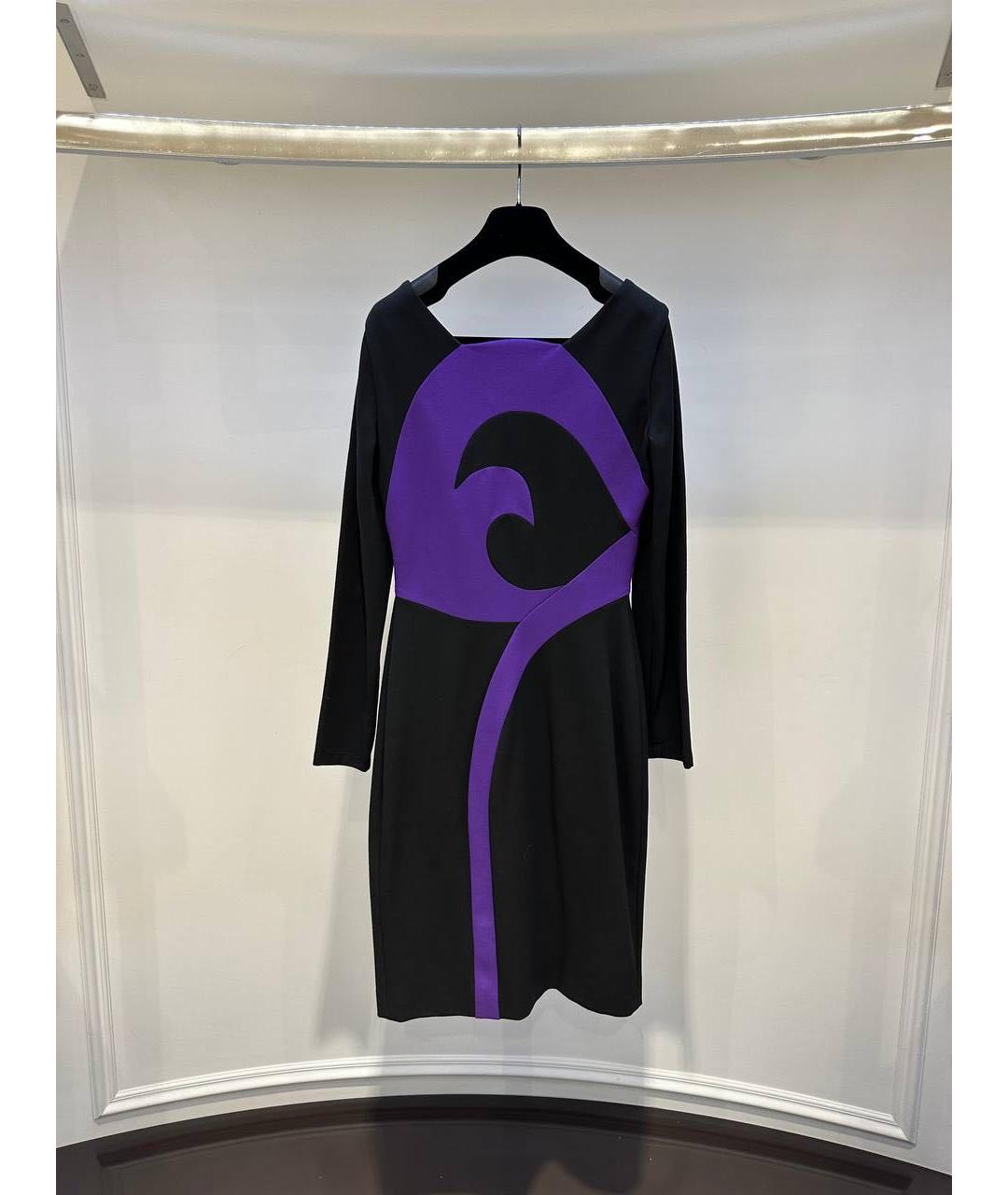 VERSACE Черное повседневное платье, фото 3