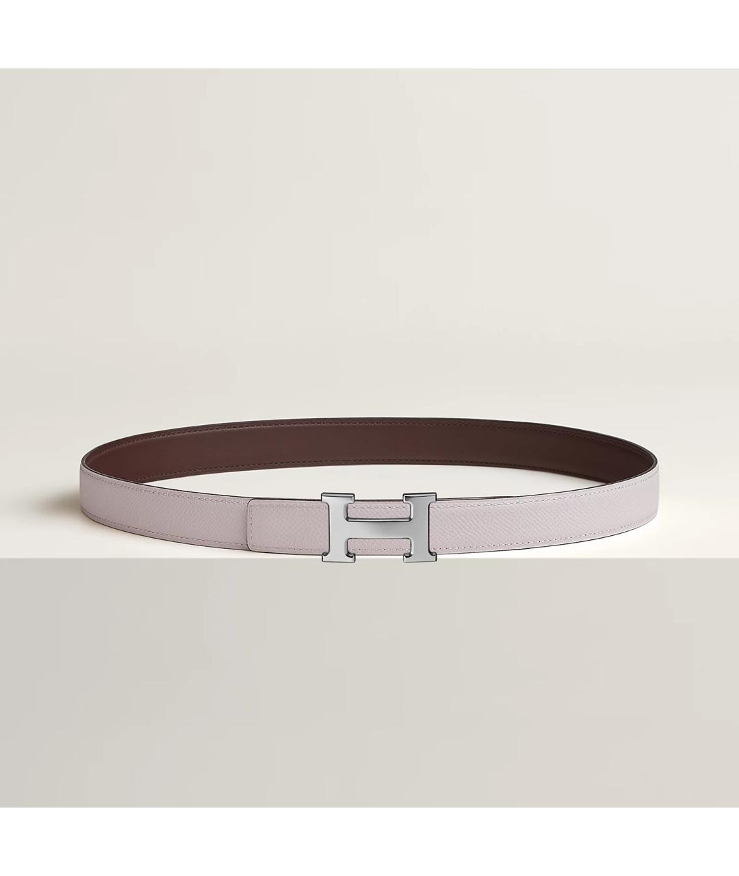 HERMES Коричневый кожаный ремень, фото 2