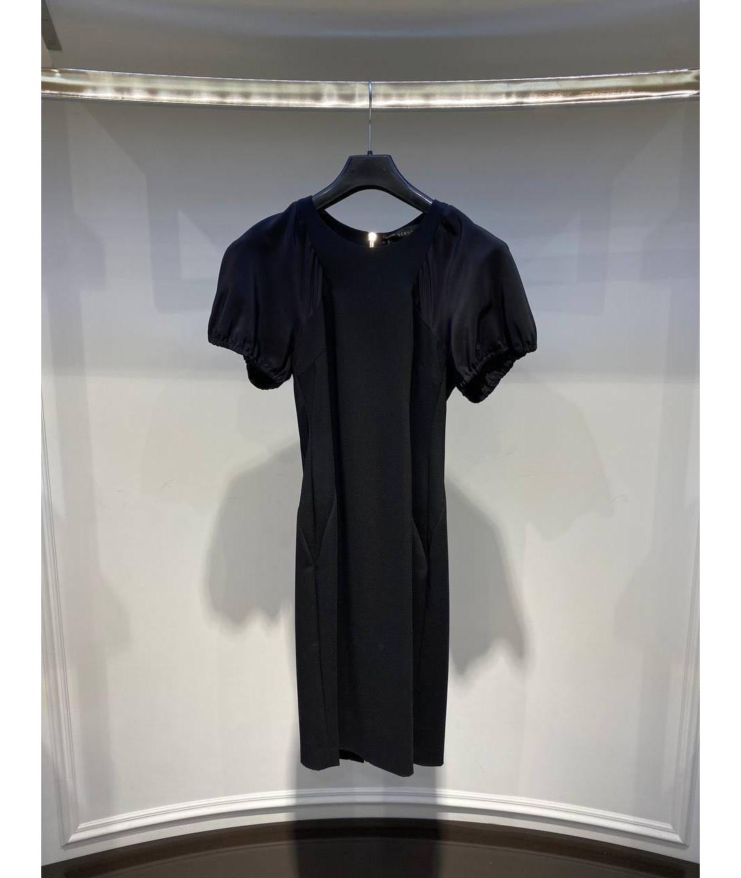 VERSACE Черное повседневное платье, фото 4