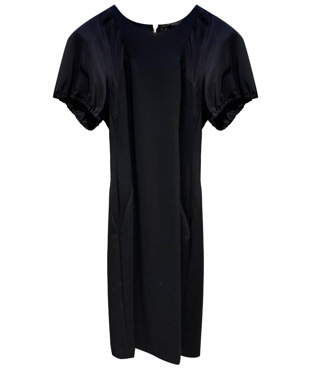 VERSACE Черное повседневное платье, фото 1