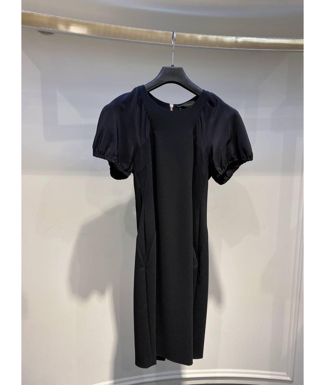 VERSACE Черное повседневное платье, фото 2