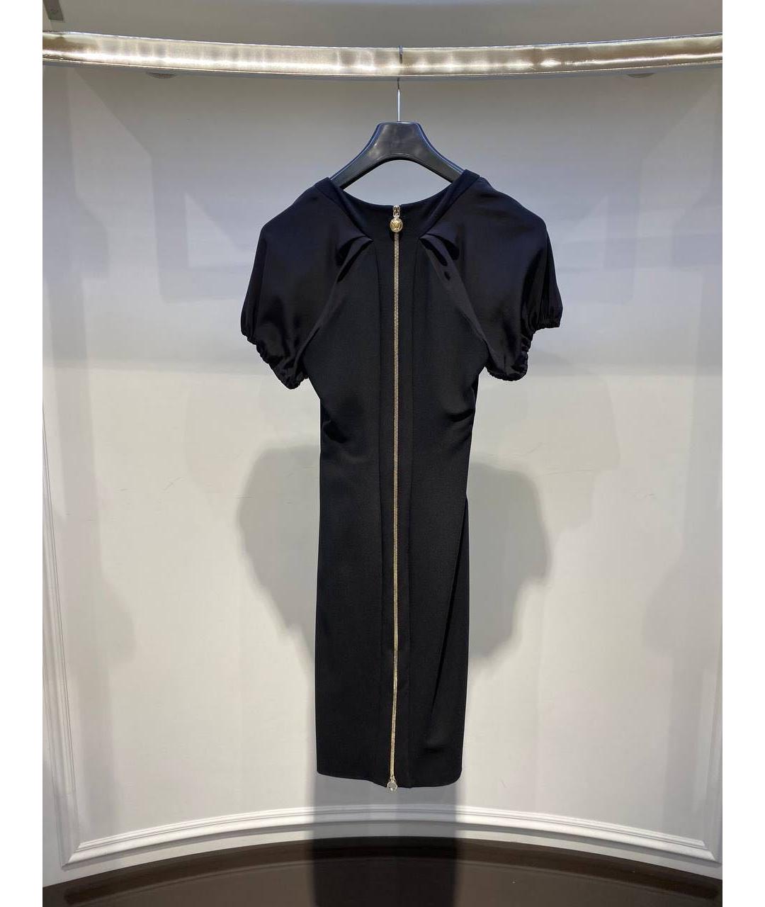 VERSACE Черное повседневное платье, фото 3