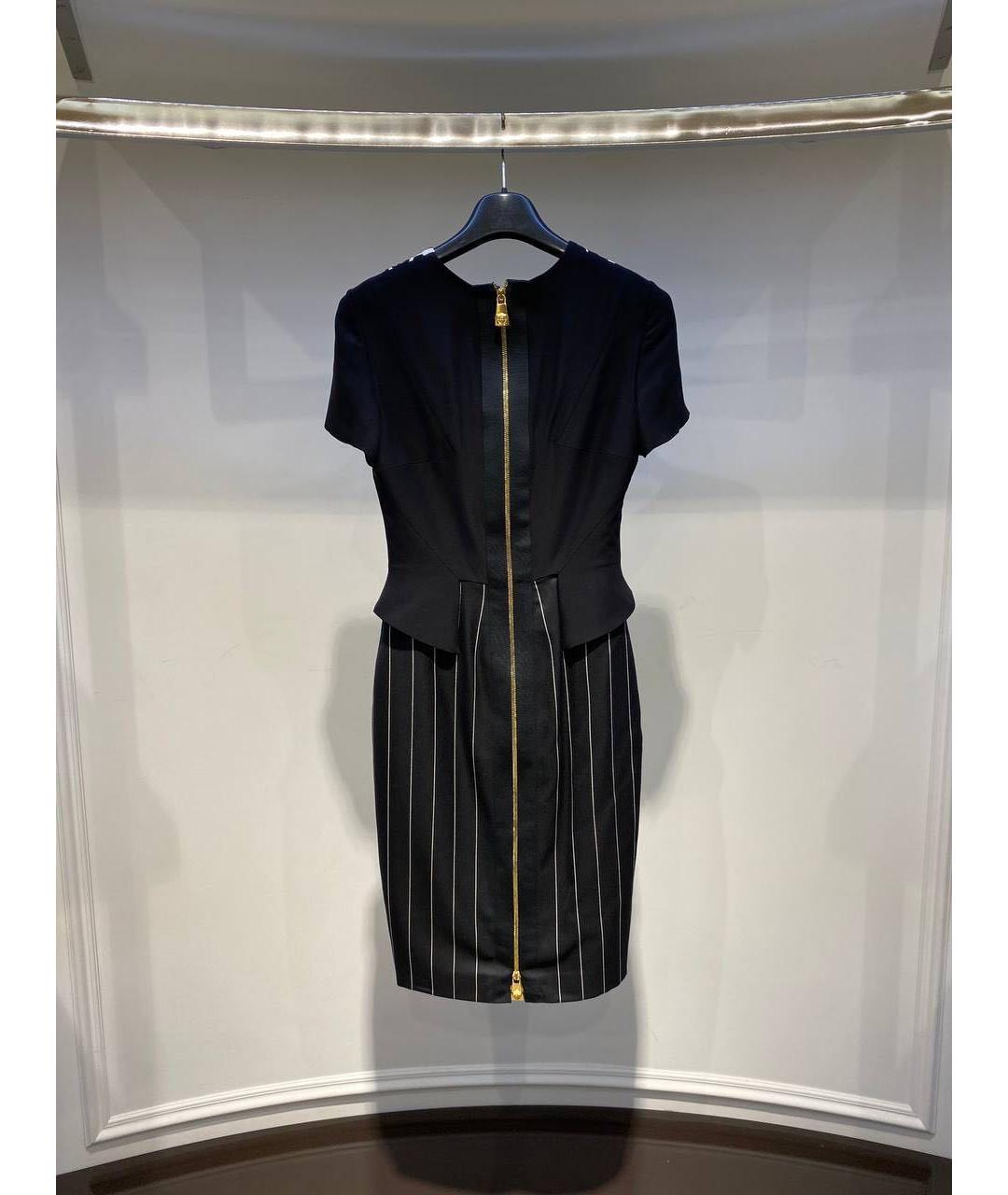 VERSACE Черное повседневное платье, фото 3