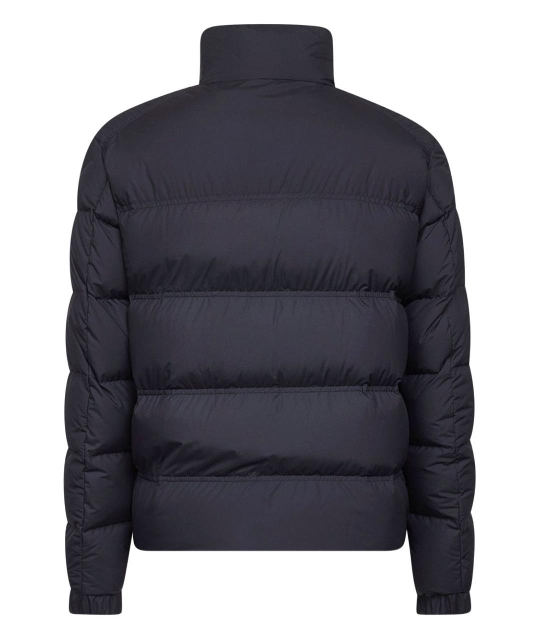 MONCLER Темно-синий полиэстеровый пуховик, фото 2