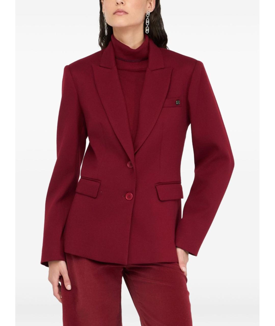 LIU JO Красный полиэстеровый жакет/пиджак, фото 3