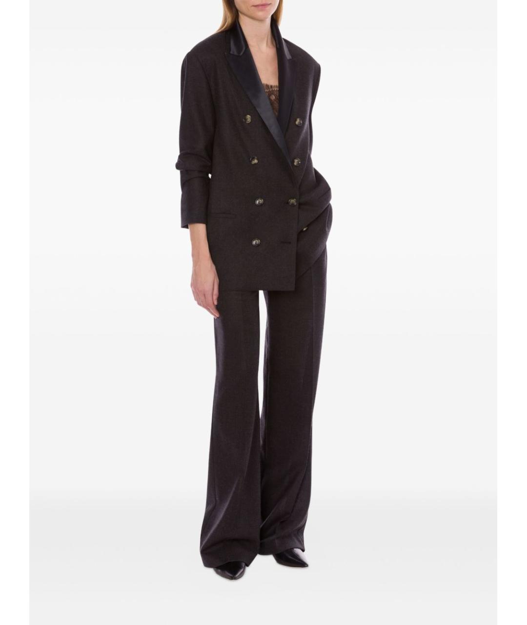 ALBERTA FERRETTI Мульти шерстяной жакет/пиджак, фото 3