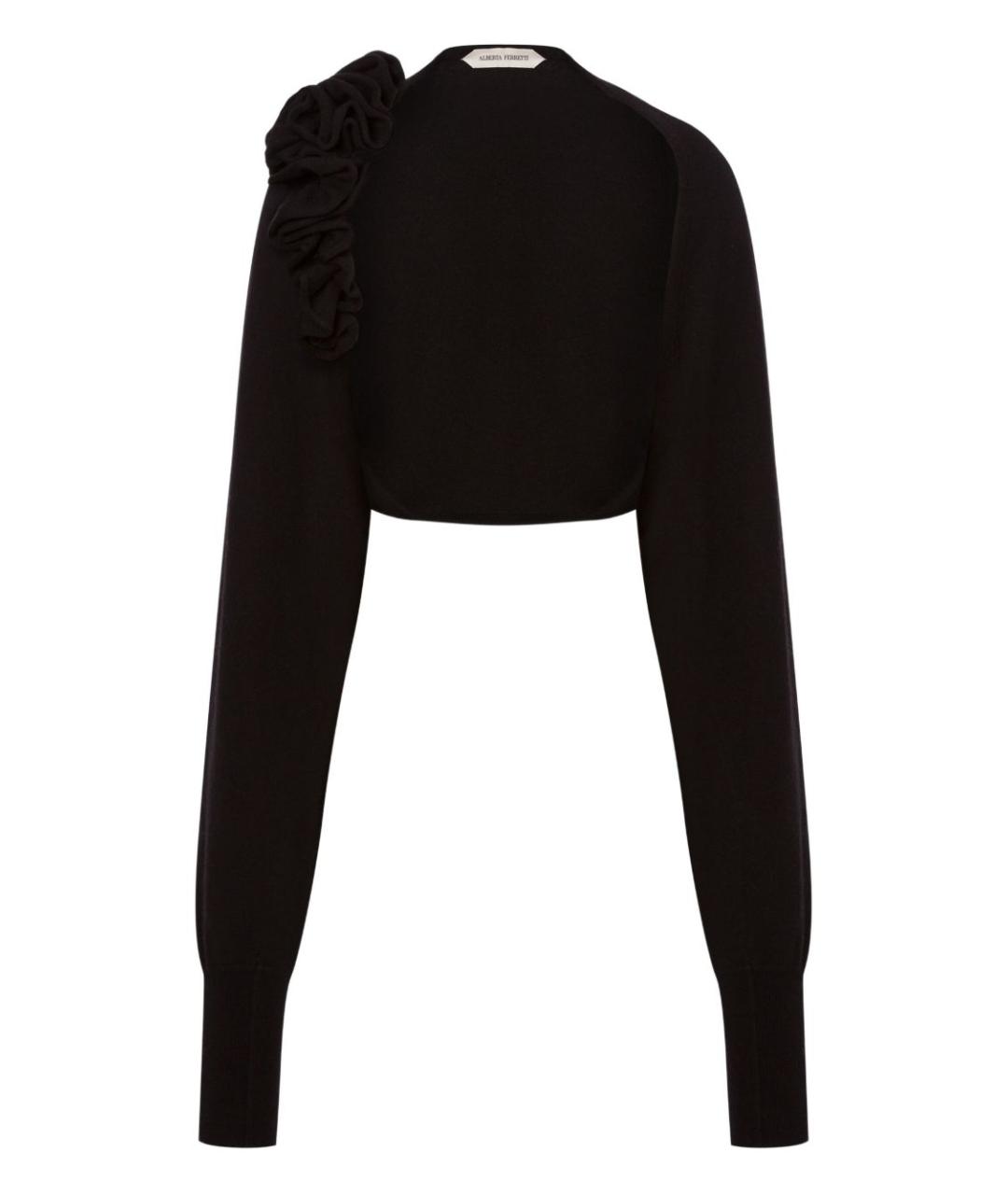 ALBERTA FERRETTI Черный шерстяной джемпер / свитер, фото 1