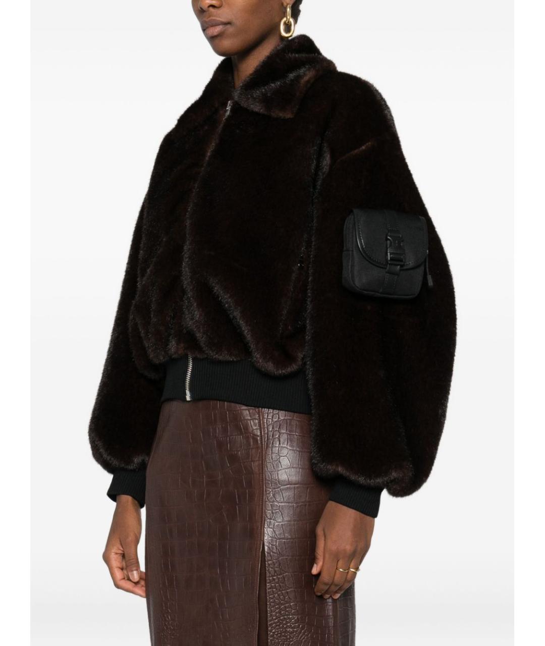 COPERNI Коричневое полиэстеровое пальто, фото 2