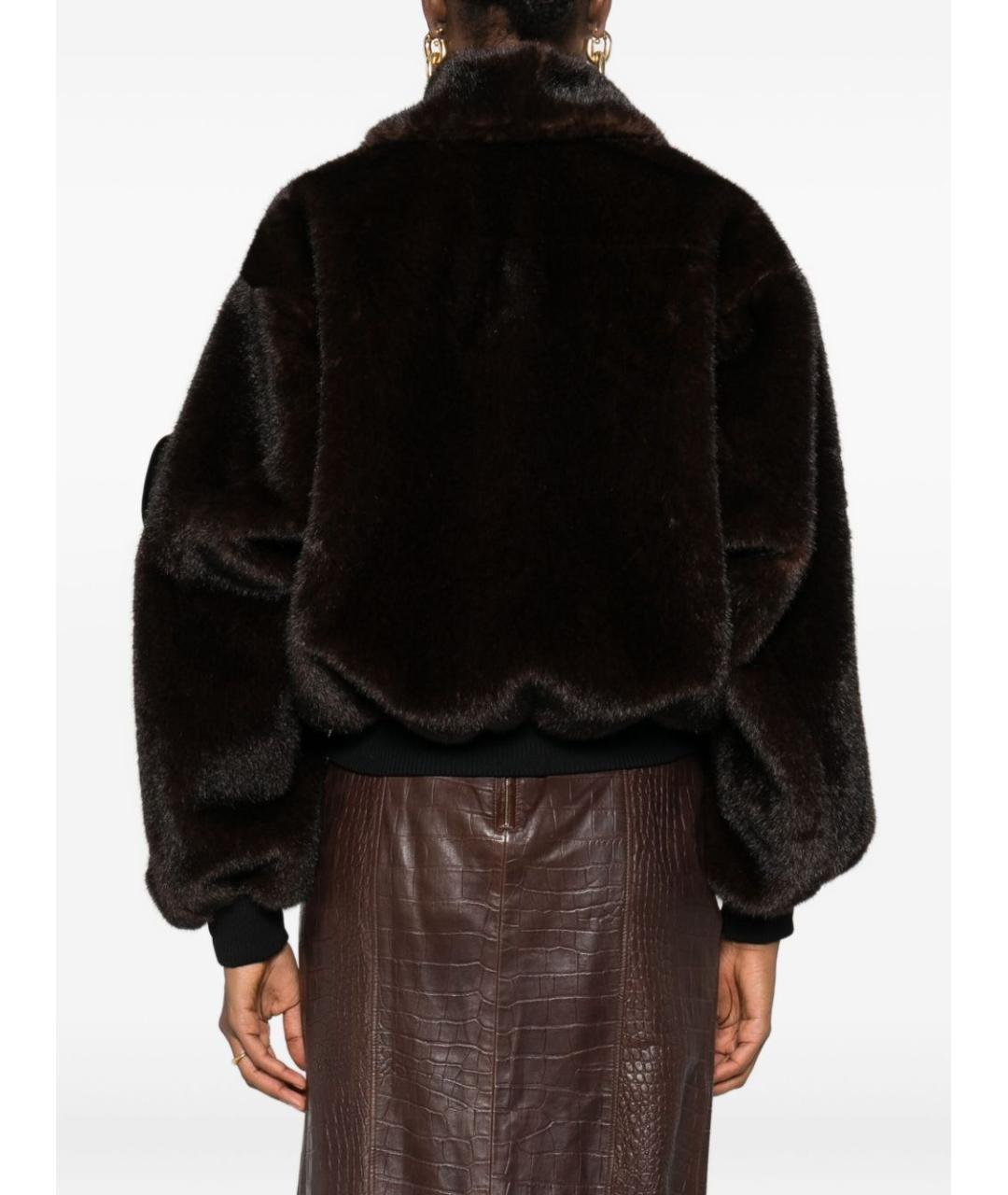 COPERNI Коричневое полиэстеровое пальто, фото 3