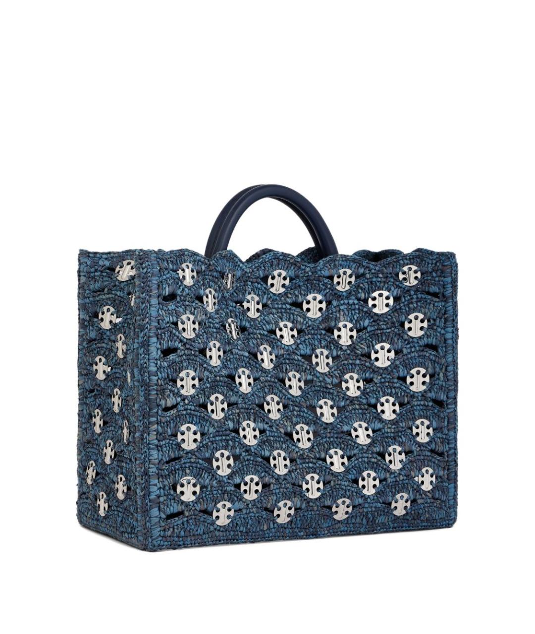 PACO RABANNE Синяя сумка тоут, фото 4