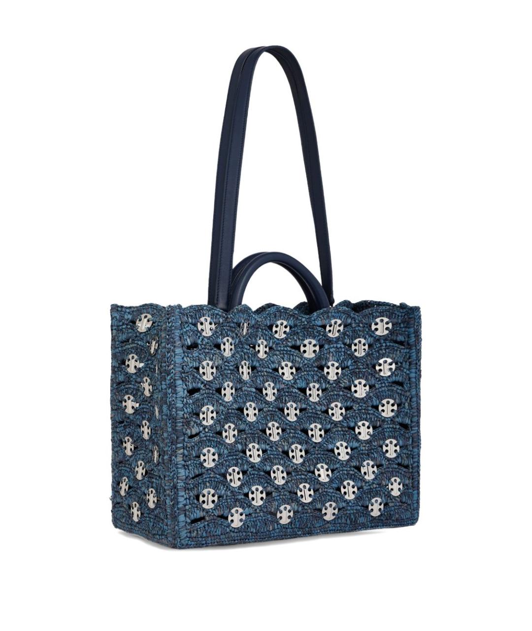 PACO RABANNE Синяя сумка тоут, фото 6