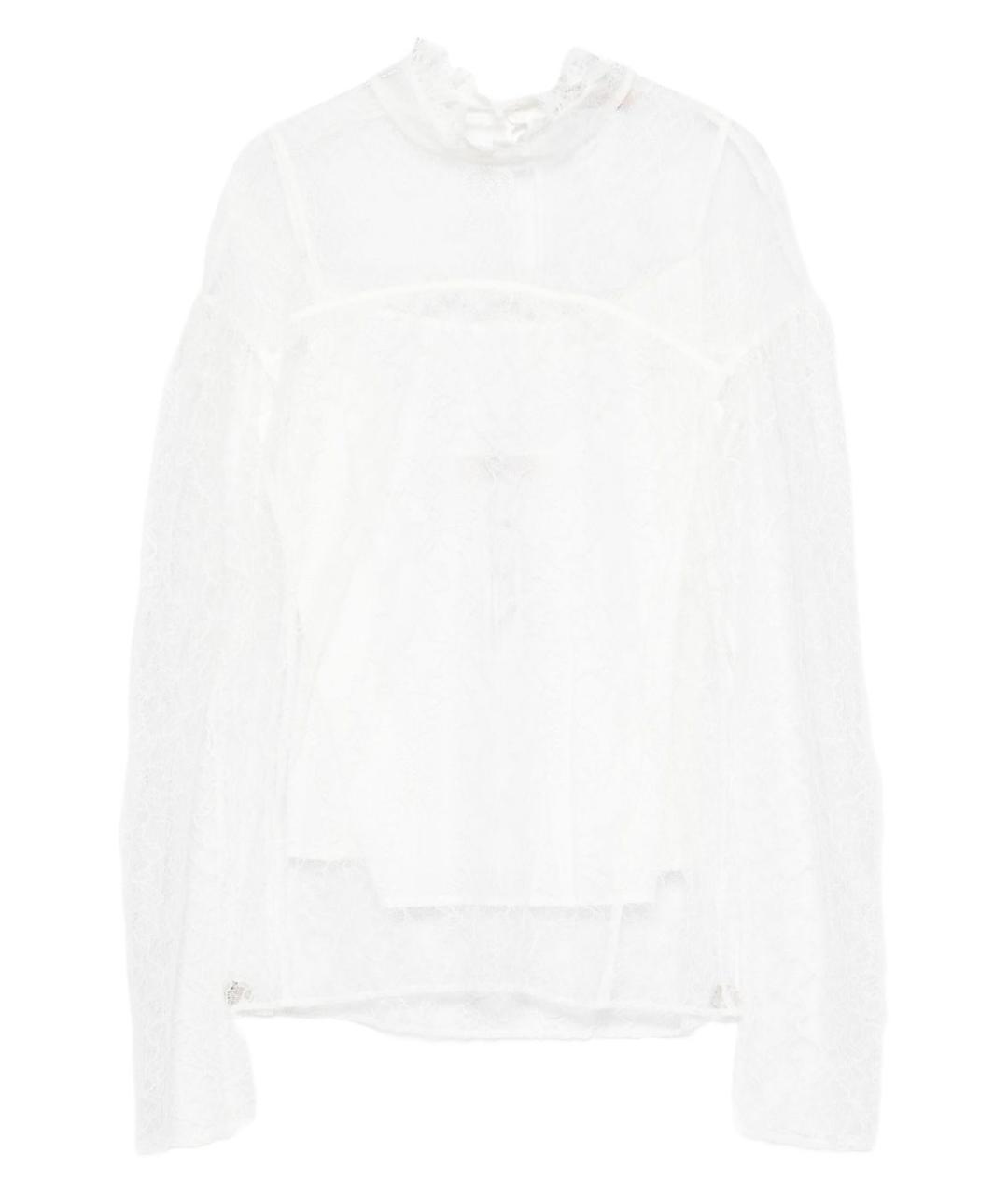 TWIN-SET Белая вискозная рубашка, фото 1