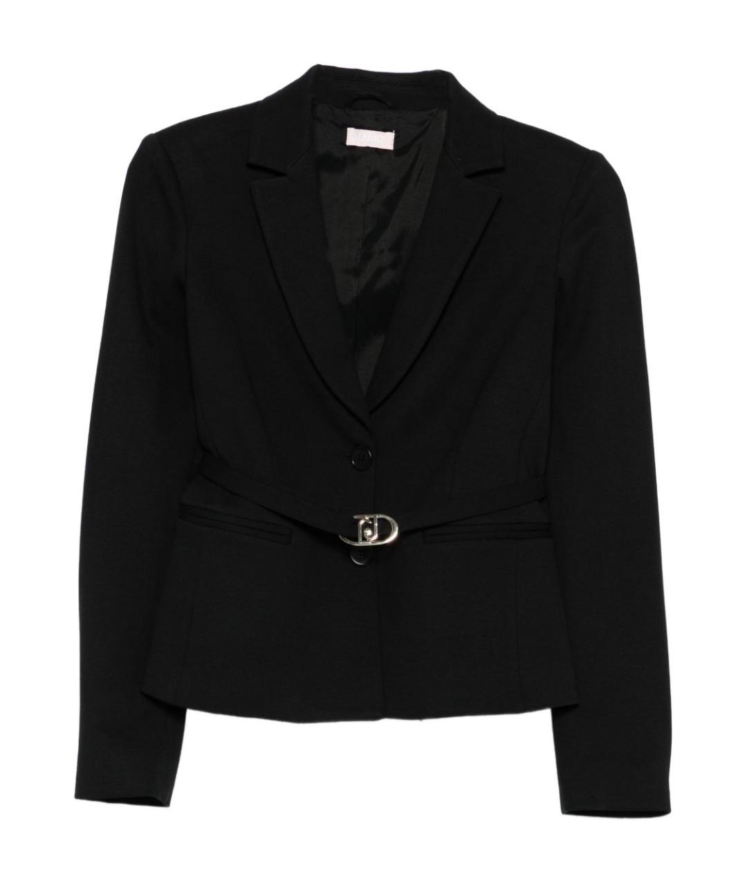 LIU JO Черный вискозный жакет/пиджак, фото 1