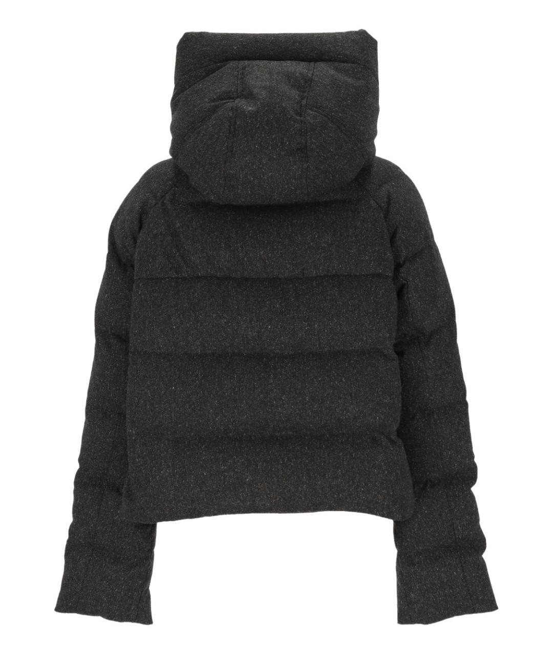 PEUTEREY Серый шерстяной пуховик, фото 2