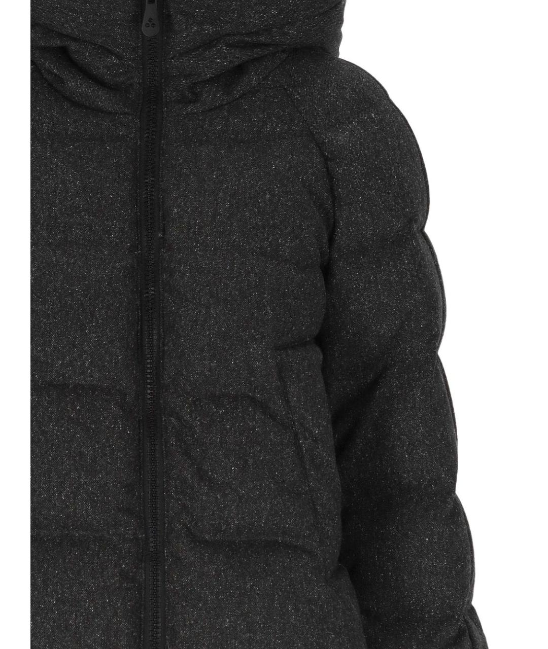 PEUTEREY Серый шерстяной пуховик, фото 3