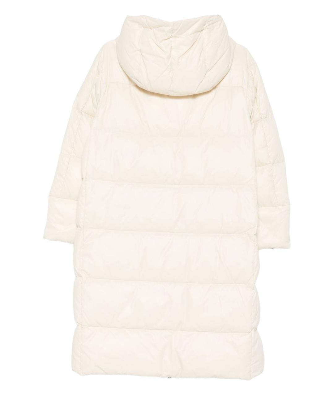 PEUTEREY Бежевое полиамидовое пальто, фото 2