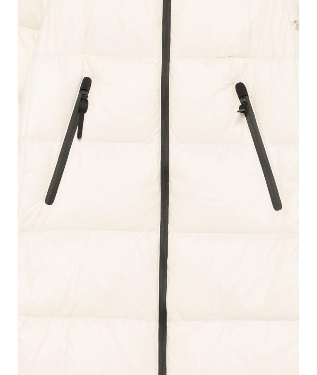 PEUTEREY Бежевое полиамидовое пальто, фото 3