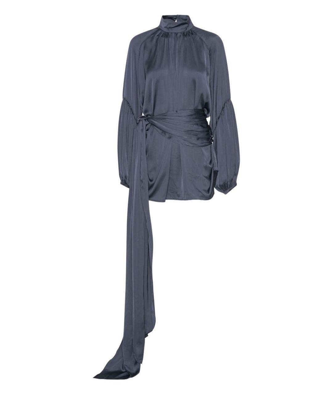 ROTATE Серое полиэстеровое вечернее платье, фото 1