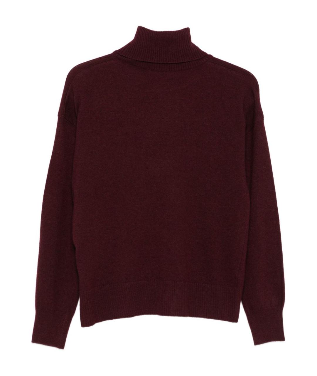 WOOLRICH Бордовый шерстяной джемпер / свитер, фото 2