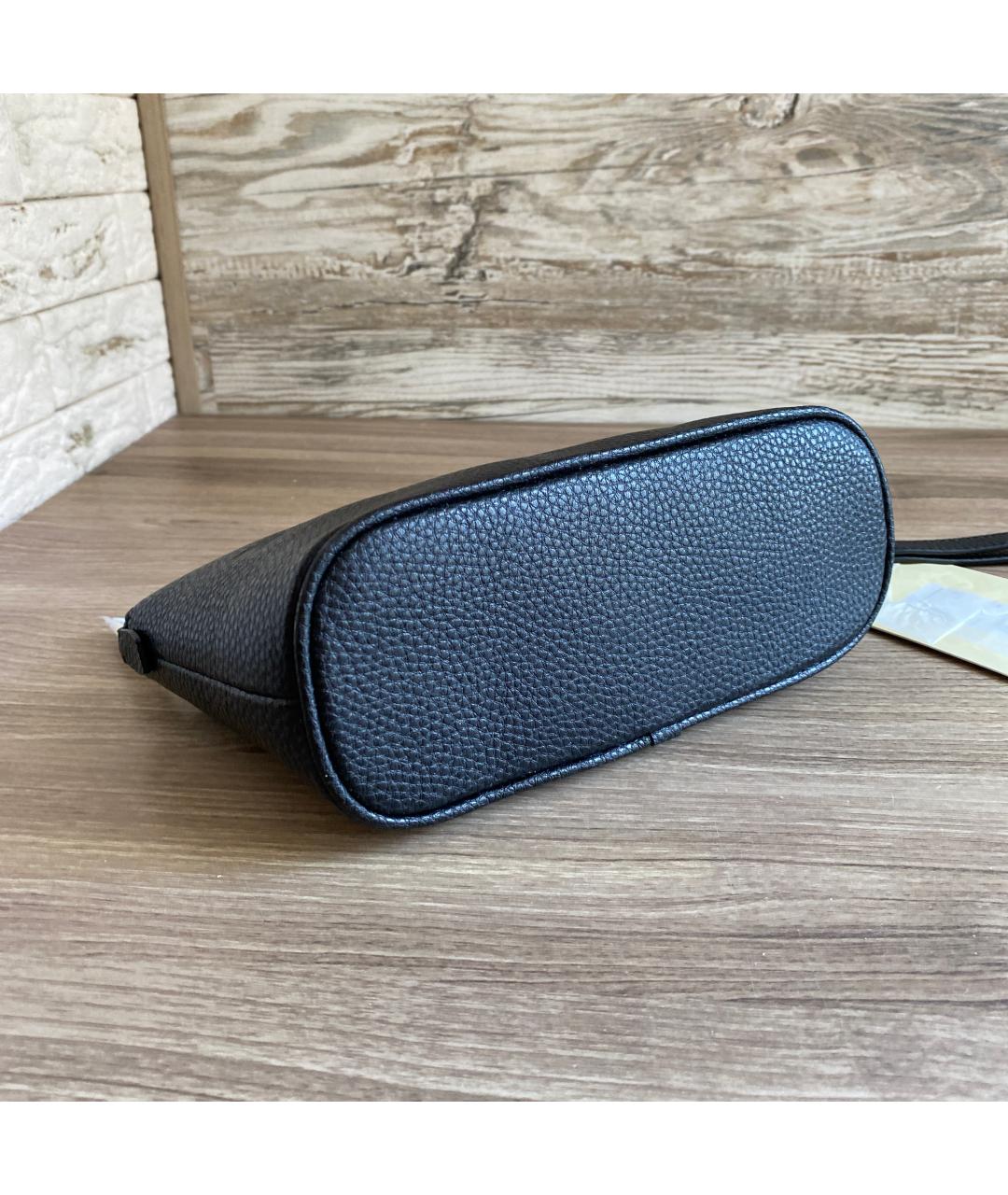 MARC JACOBS Черная кожаная косметичка, фото 5