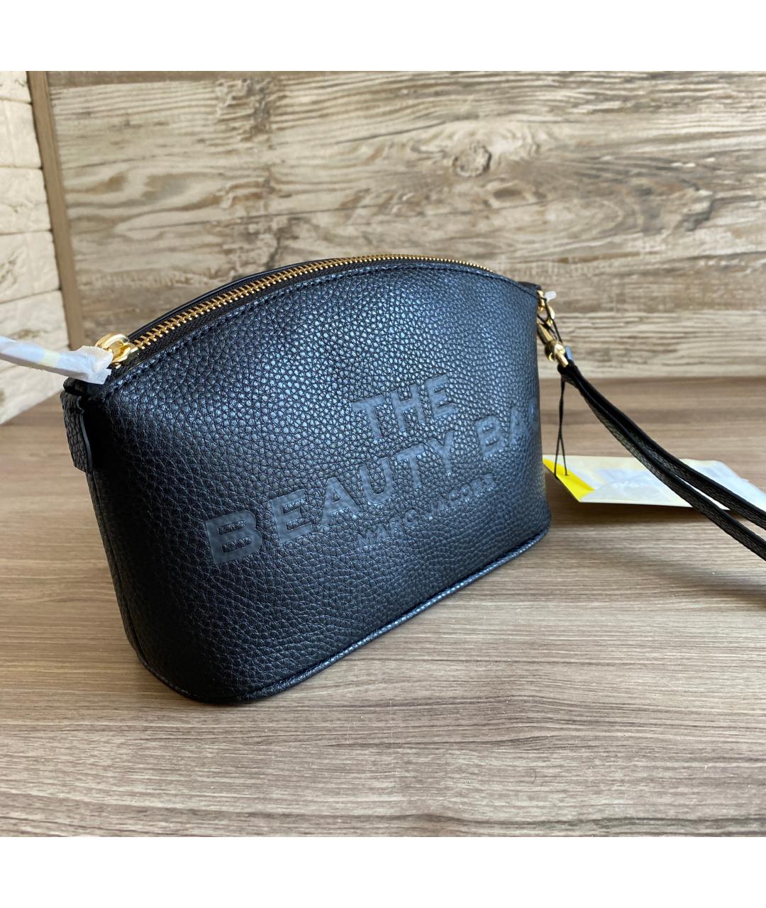 MARC JACOBS Черная кожаная косметичка, фото 2