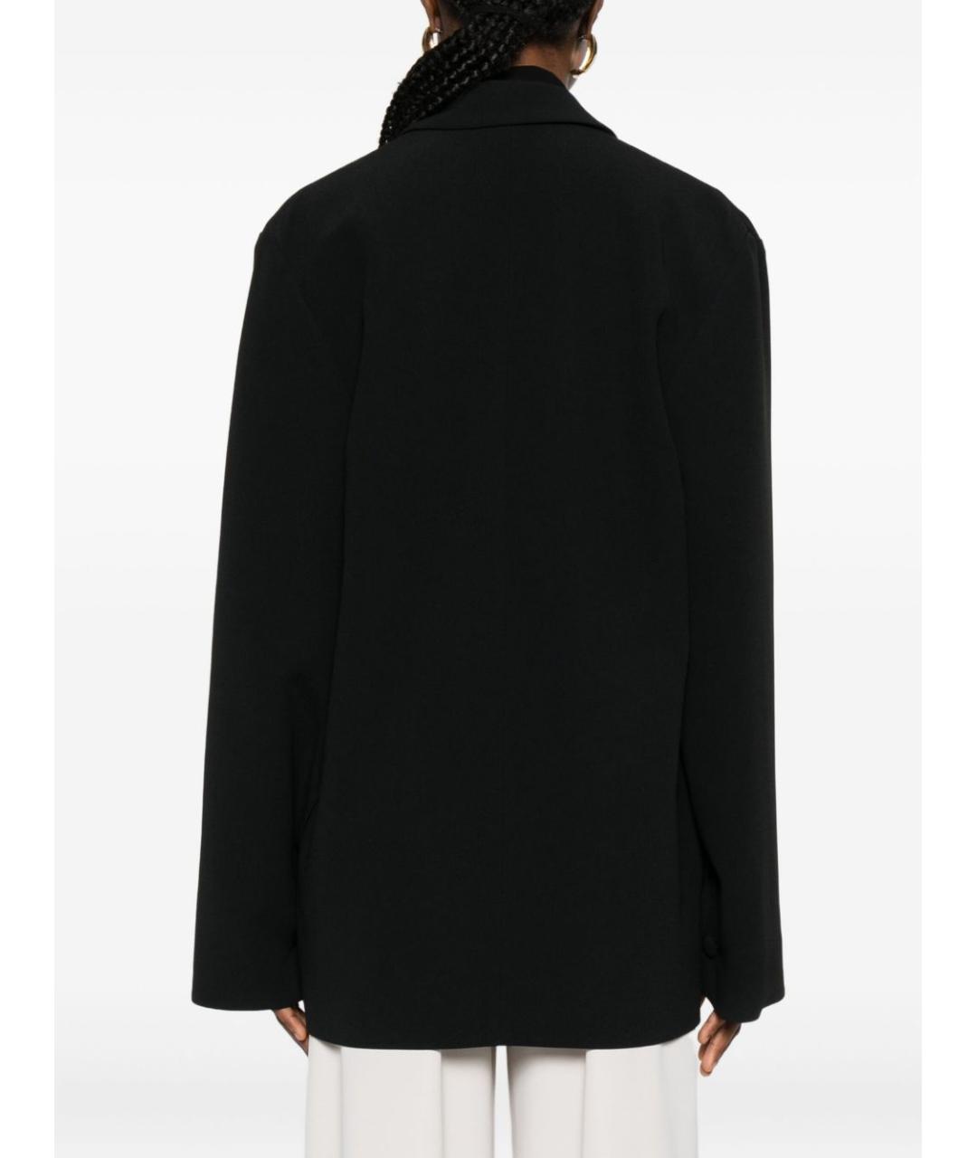 ALBERTA FERRETTI Черный вискозный жакет/пиджак, фото 2