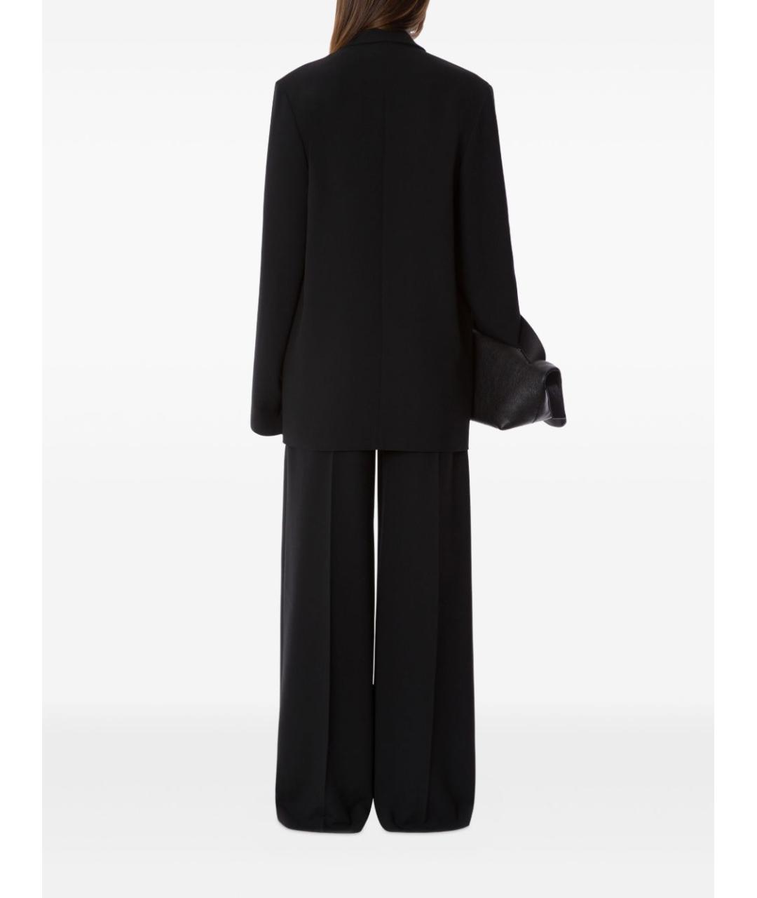 ALBERTA FERRETTI Черные вискозные брюки широкие, фото 3