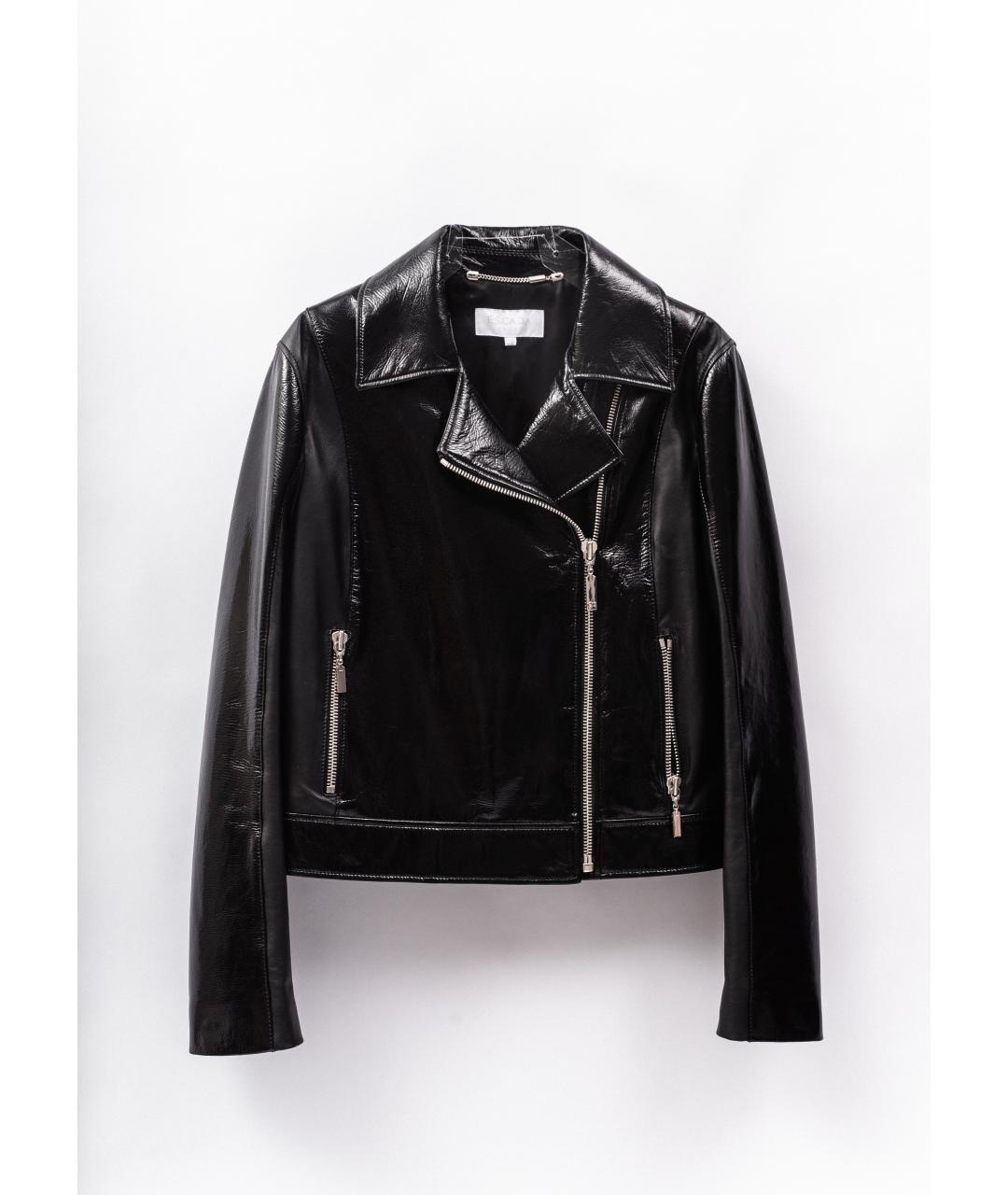 ESCADA Черная кожаная куртка, фото 7