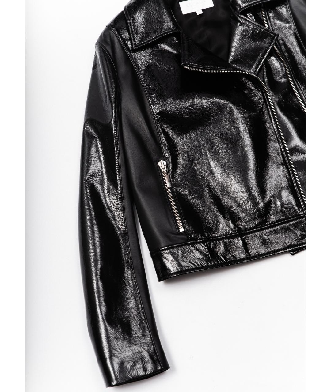 ESCADA Черная кожаная куртка, фото 4