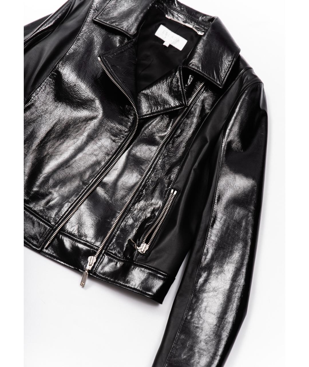 ESCADA Черная кожаная куртка, фото 5