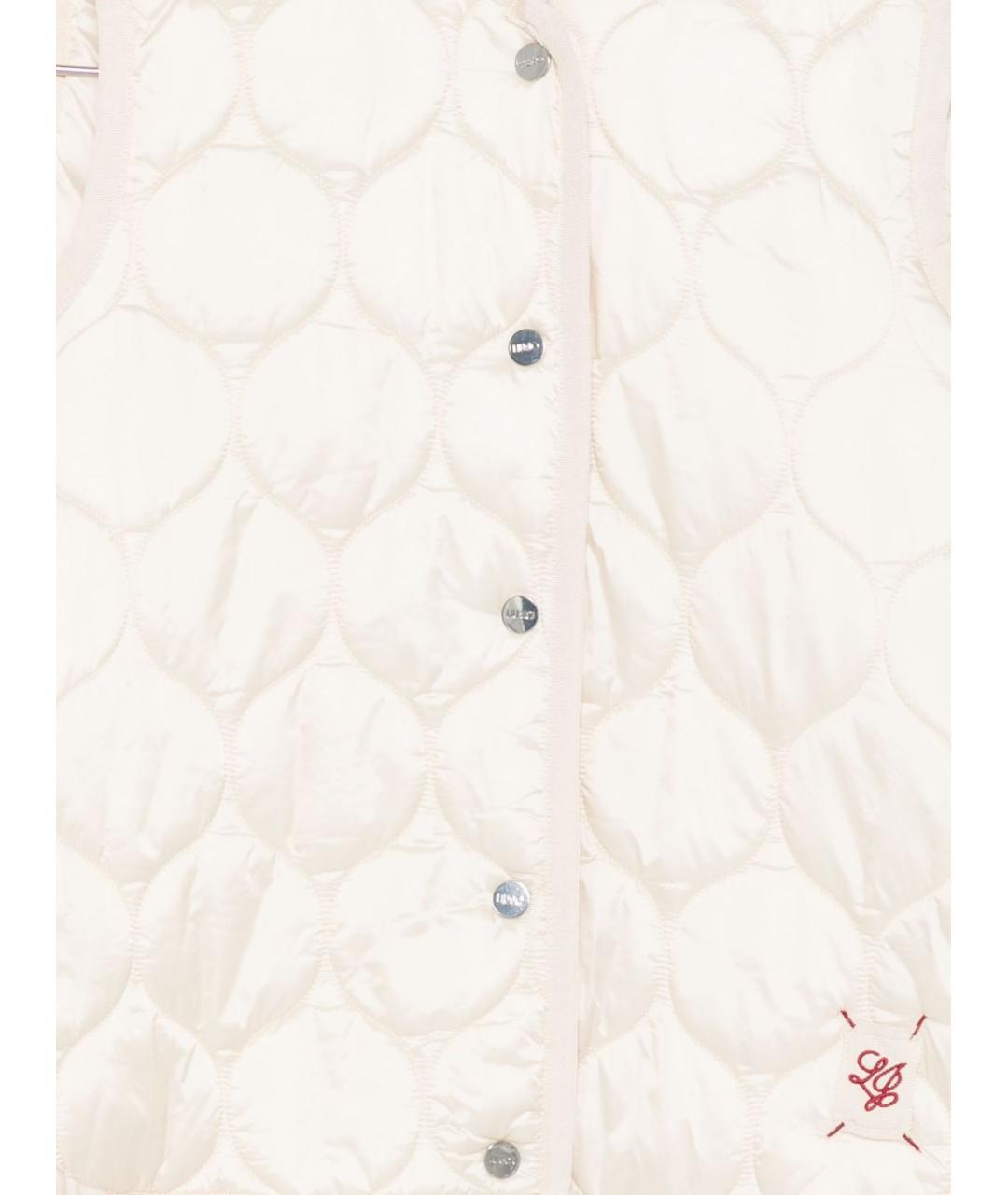 LIU JO Бежевый полиамидовый жилет, фото 3