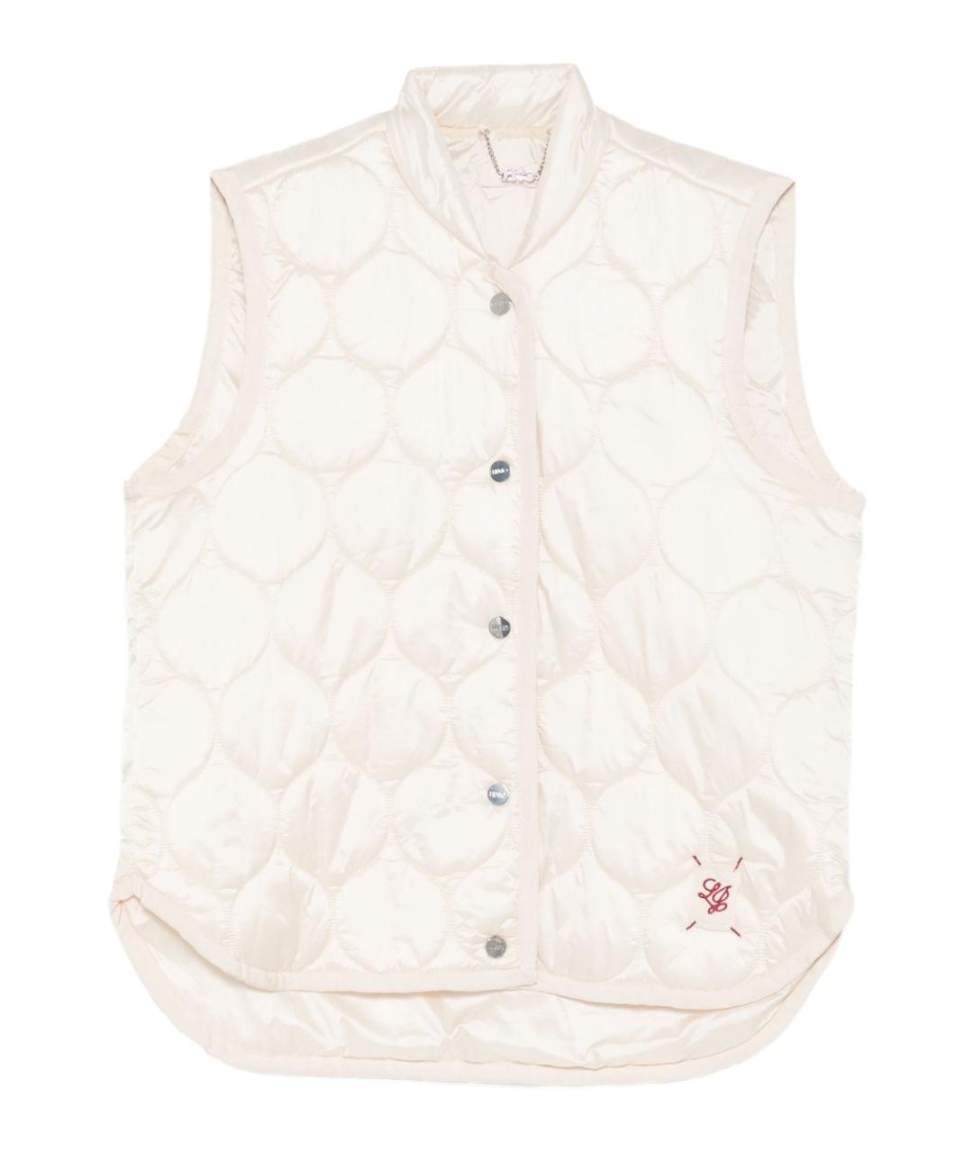 LIU JO Бежевый полиамидовый жилет, фото 1