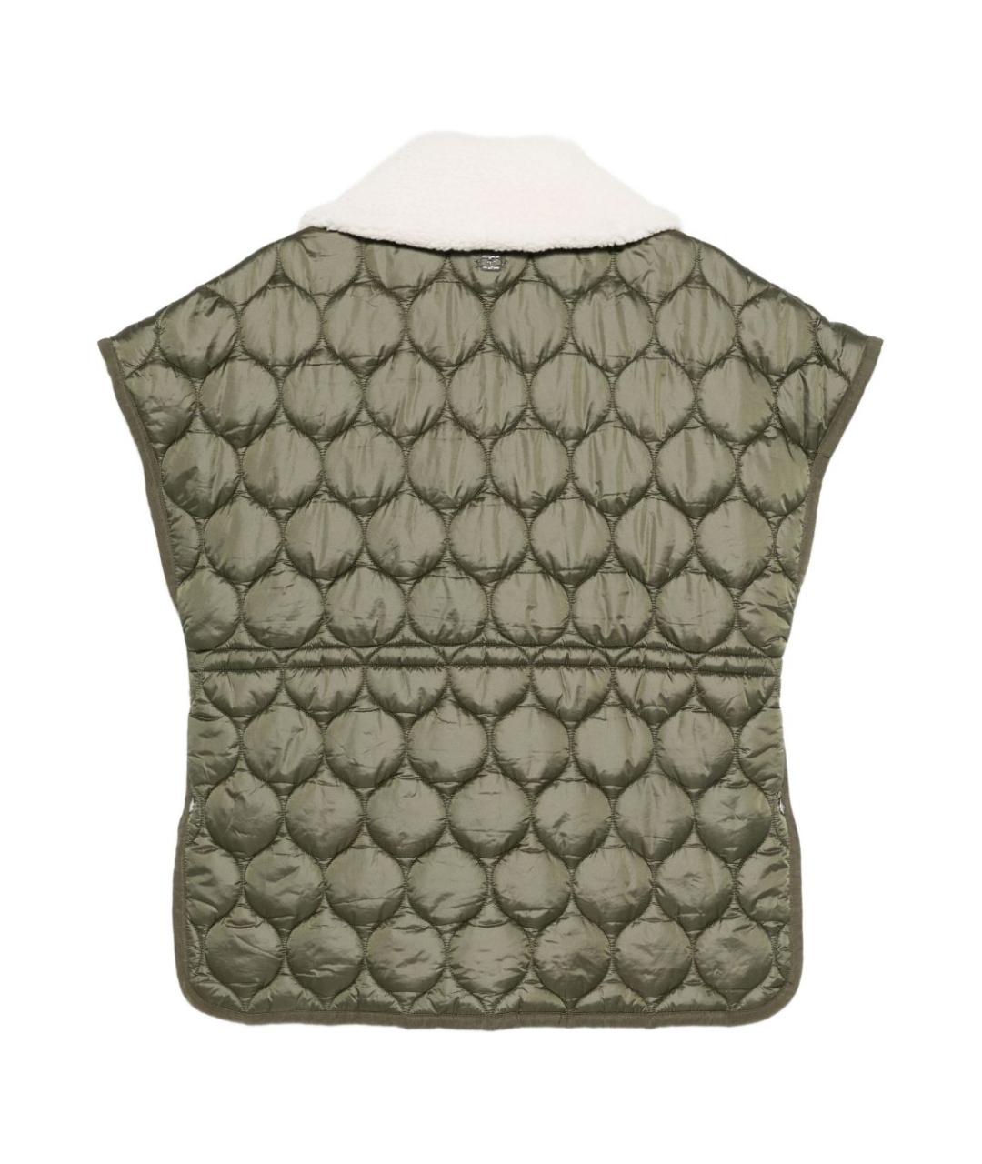 LIU JO Зеленый полиамидовый жилет, фото 3