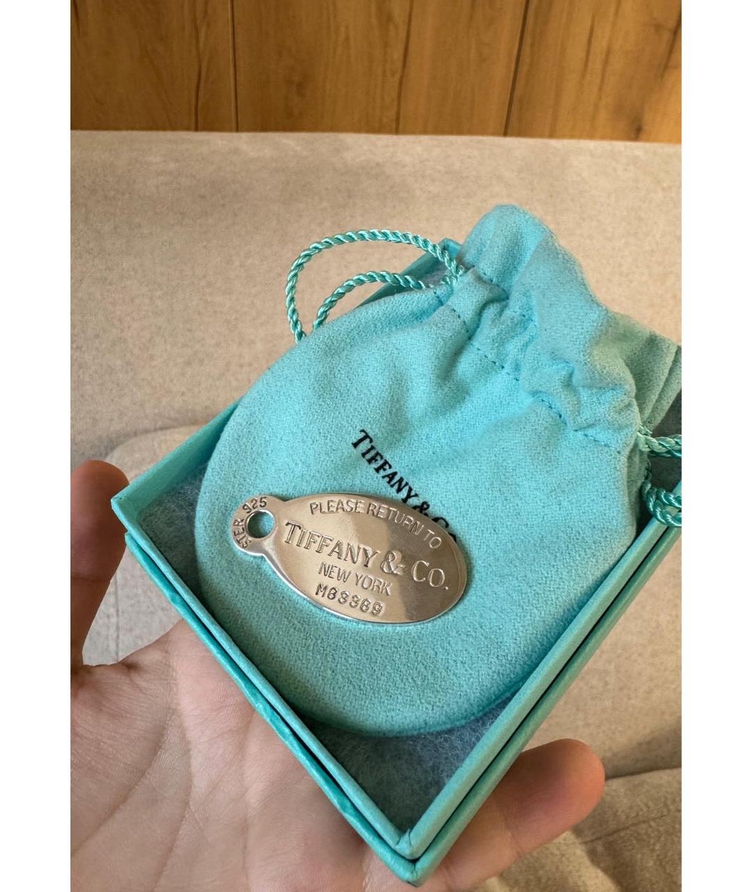 TIFFANY&CO Серебрянный серебряный кулон, фото 3