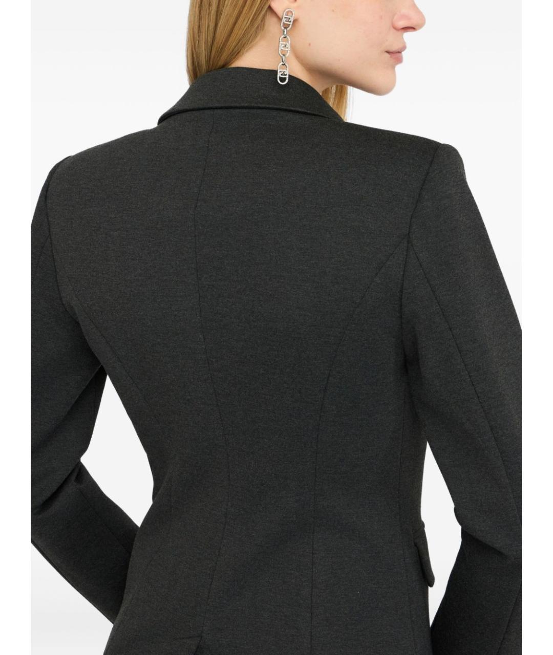 LIU JO Серый вискозный жакет/пиджак, фото 3