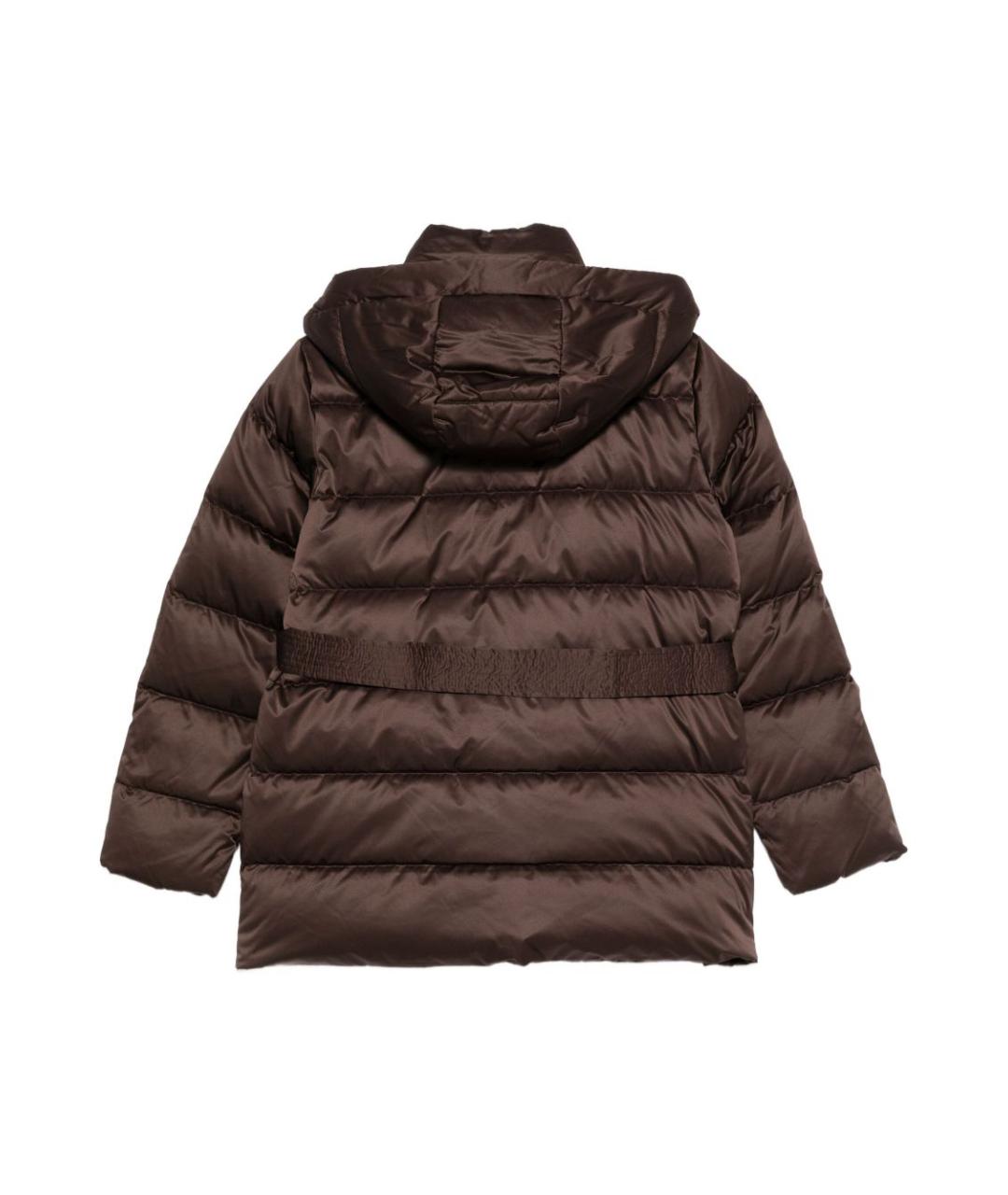 LIU JO Коричневая полиэстеровая куртка, фото 2