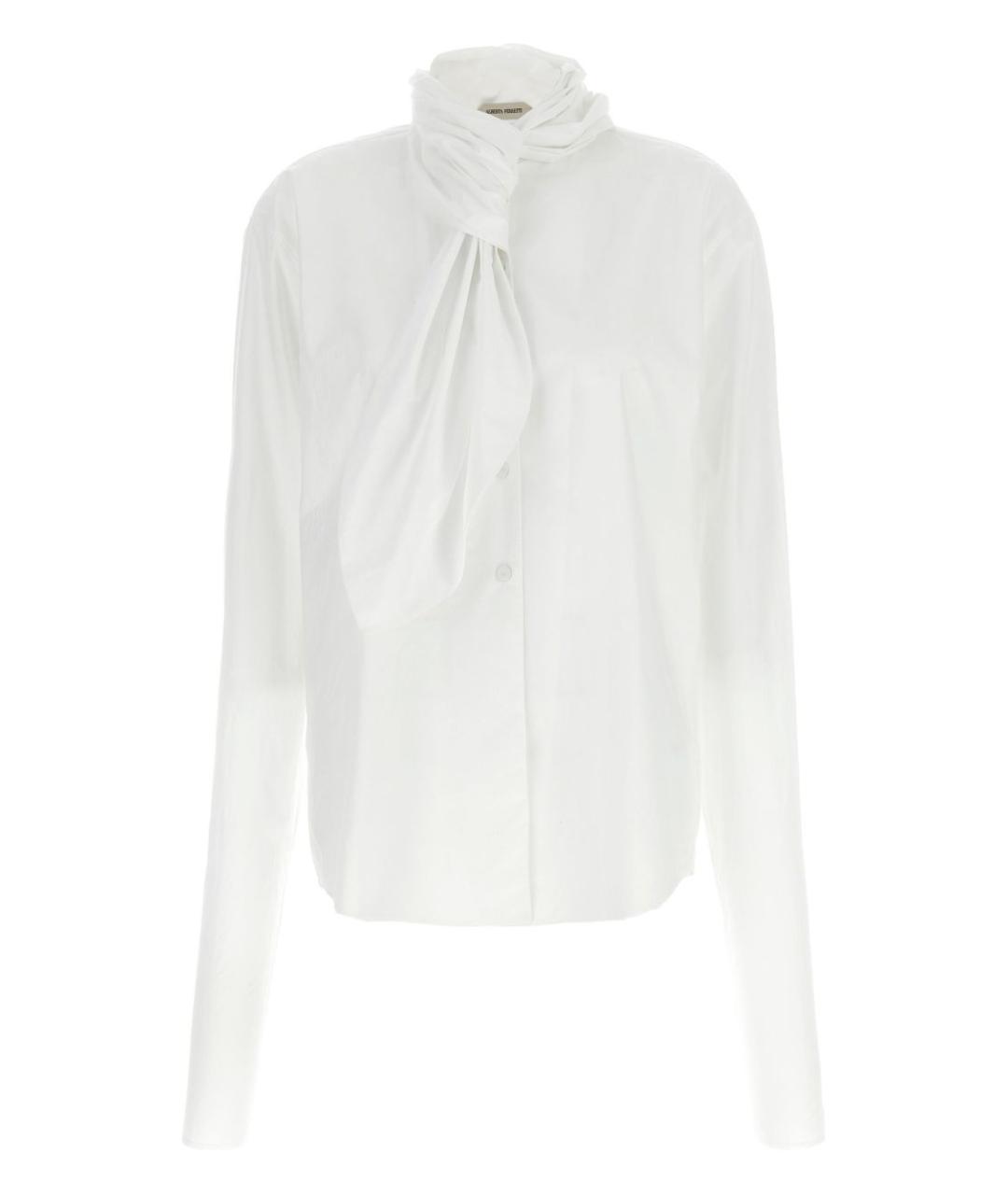 ALBERTA FERRETTI Белая хлопковая рубашка, фото 1