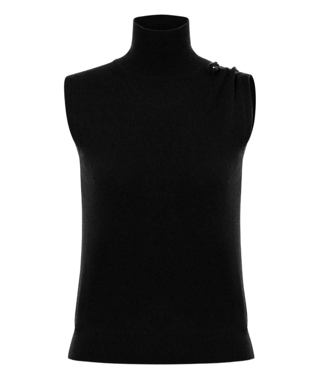 ALBERTA FERRETTI Черная кашемировая жилетка, фото 1