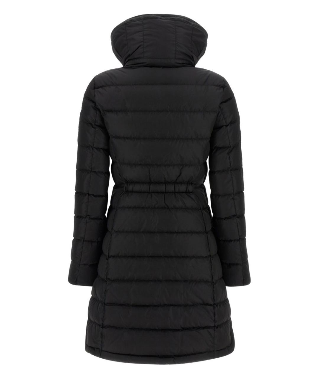 MONCLER Черный полиамидовый пуховик, фото 3