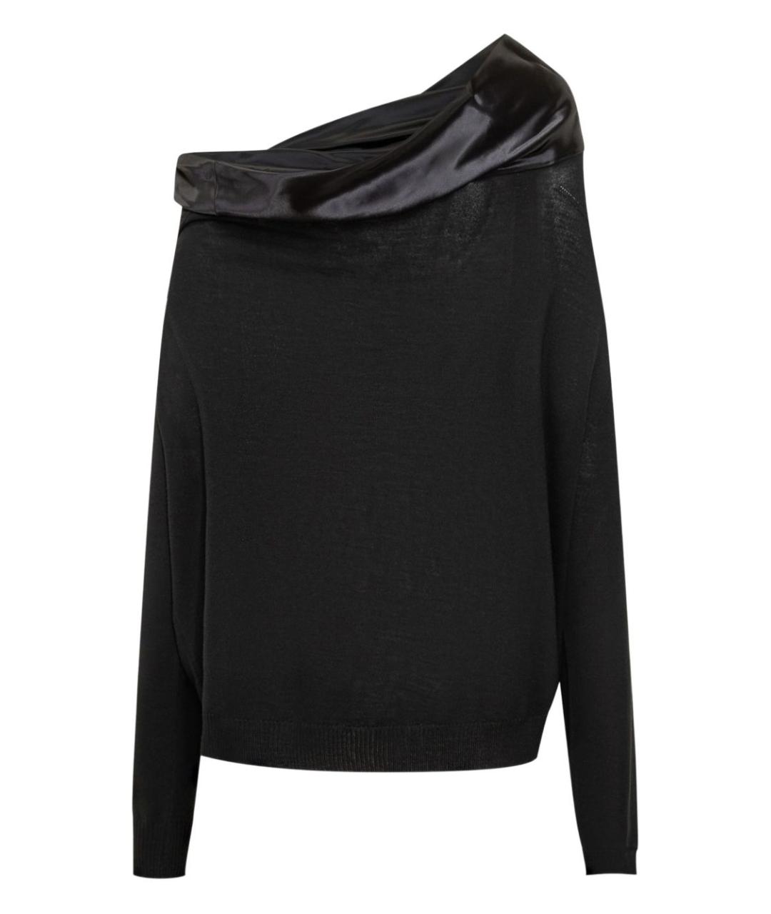 ALBERTA FERRETTI Черный шерстяной джемпер / свитер, фото 1