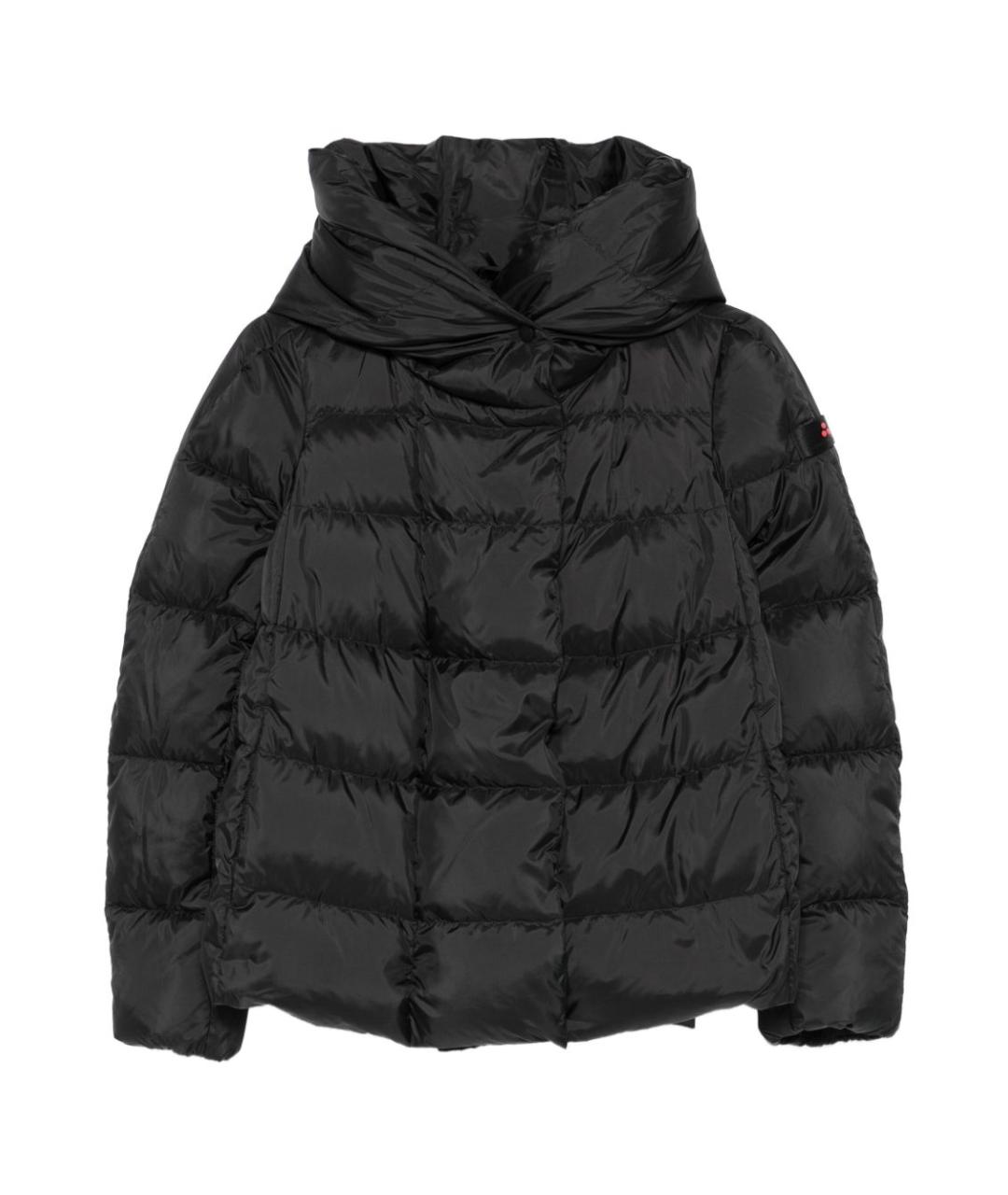PEUTEREY Черная полиэстеровая куртка, фото 1